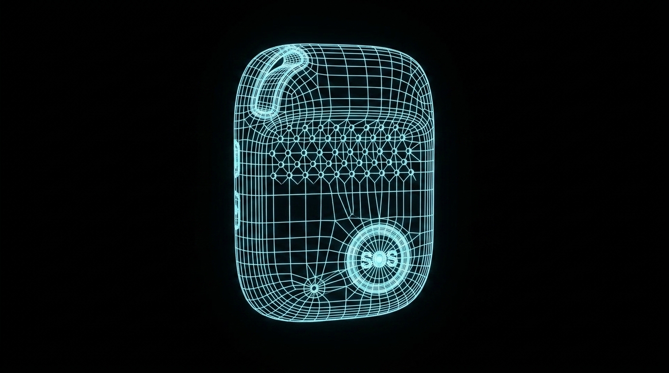 EV04 wireframe 3D model